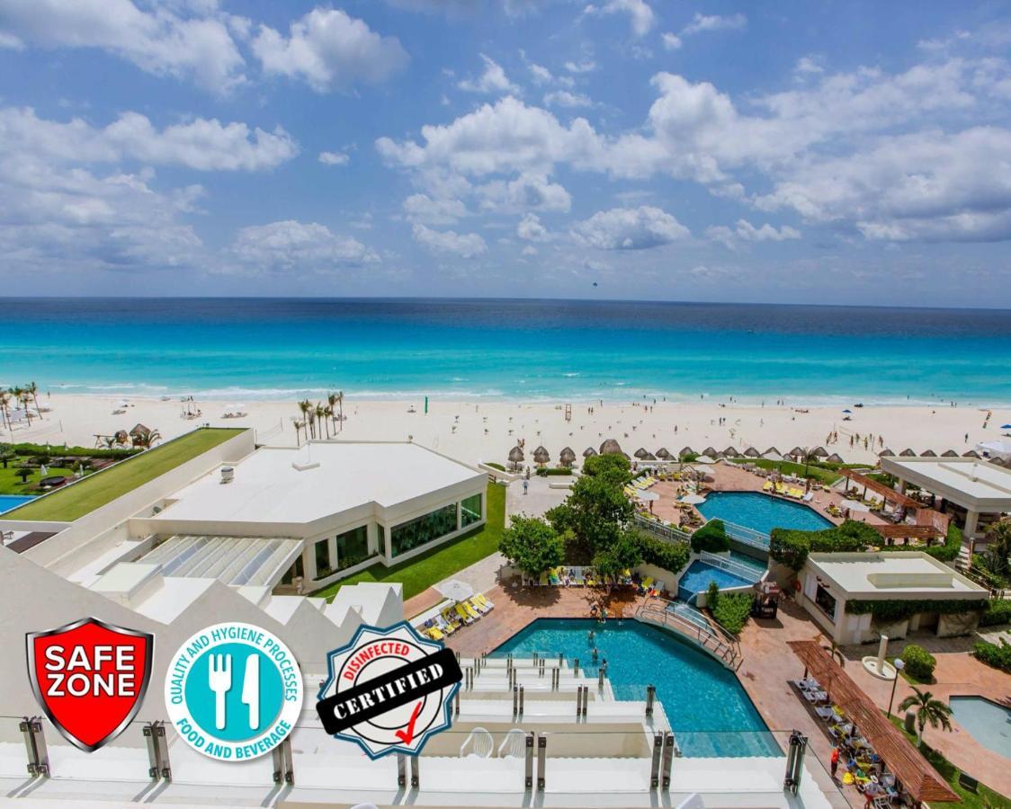 Condo In Ocean Front Resort Cancún Exterior foto