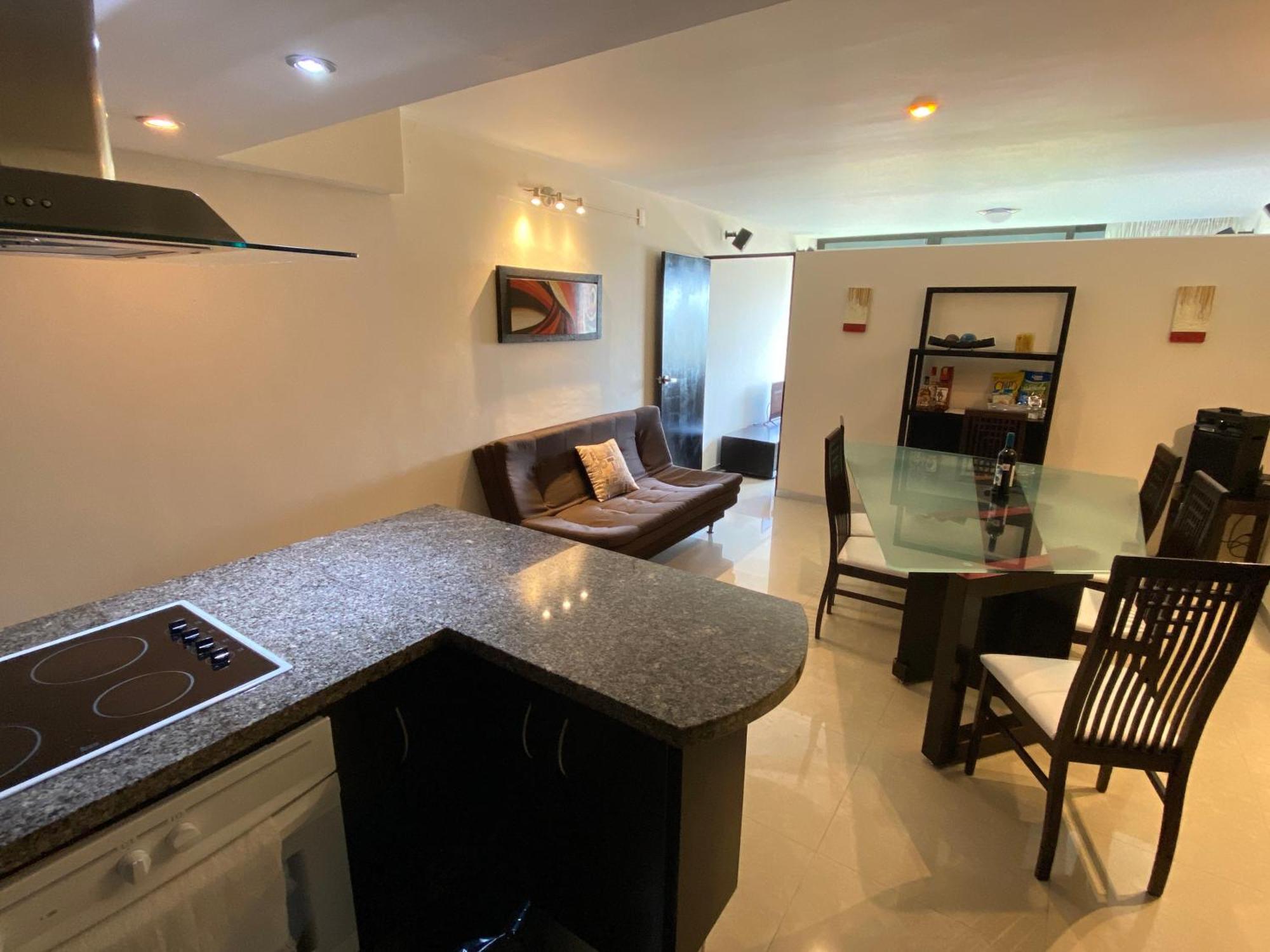 Condo In Ocean Front Resort Cancún Habitación foto