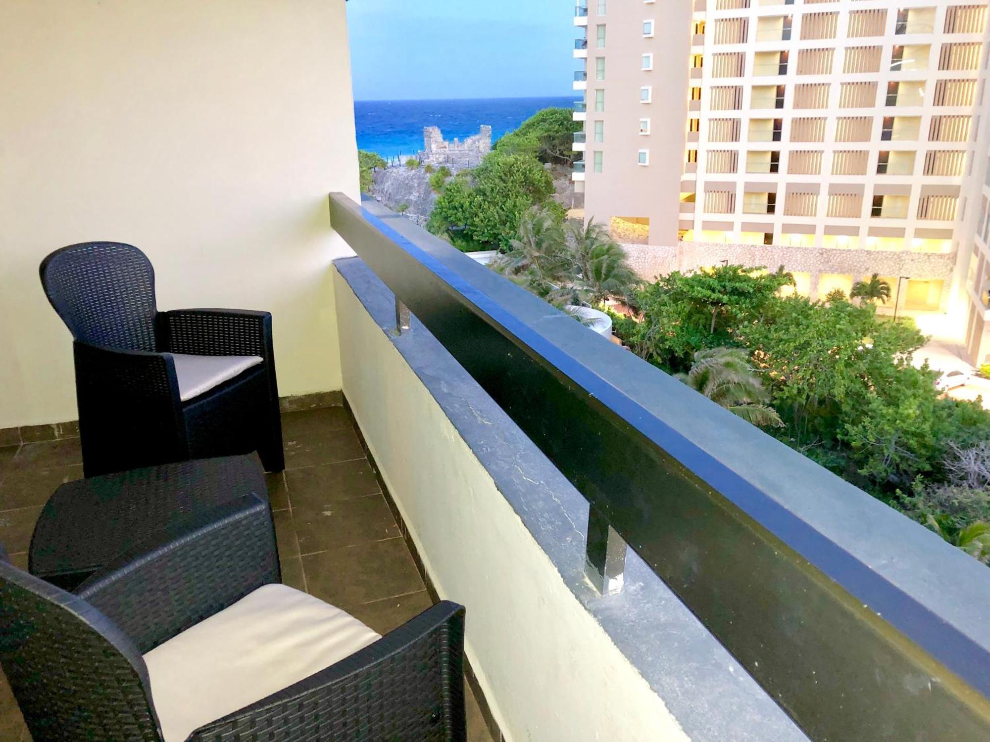 Condo In Ocean Front Resort Cancún Habitación foto