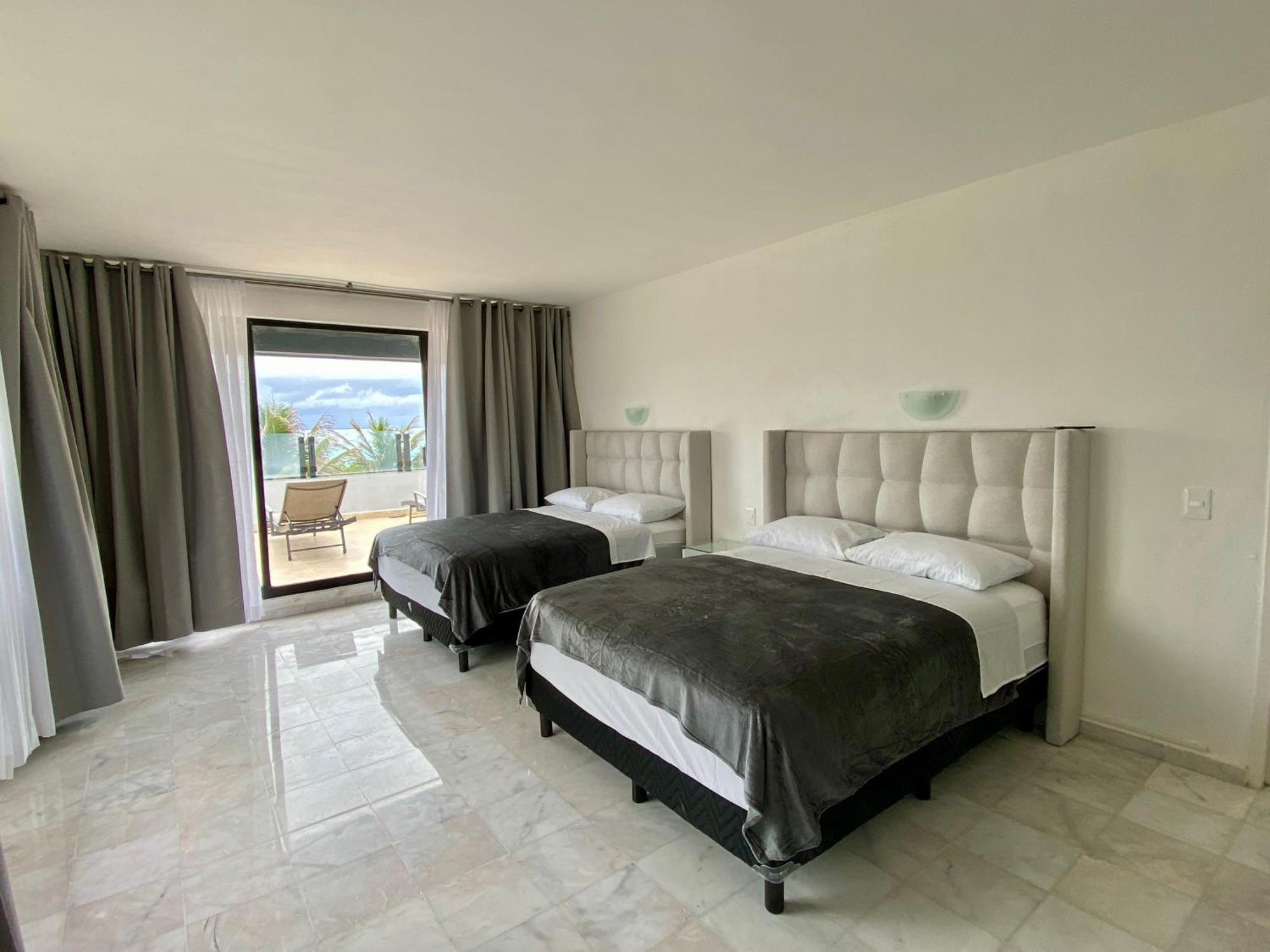 Condo In Ocean Front Resort Cancún Habitación foto