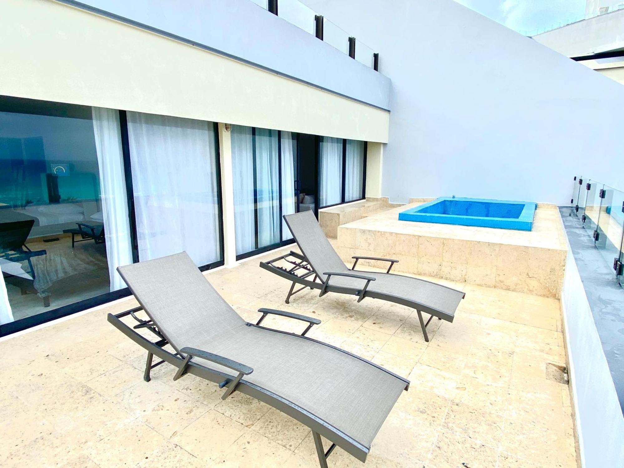 Condo In Ocean Front Resort Cancún Habitación foto