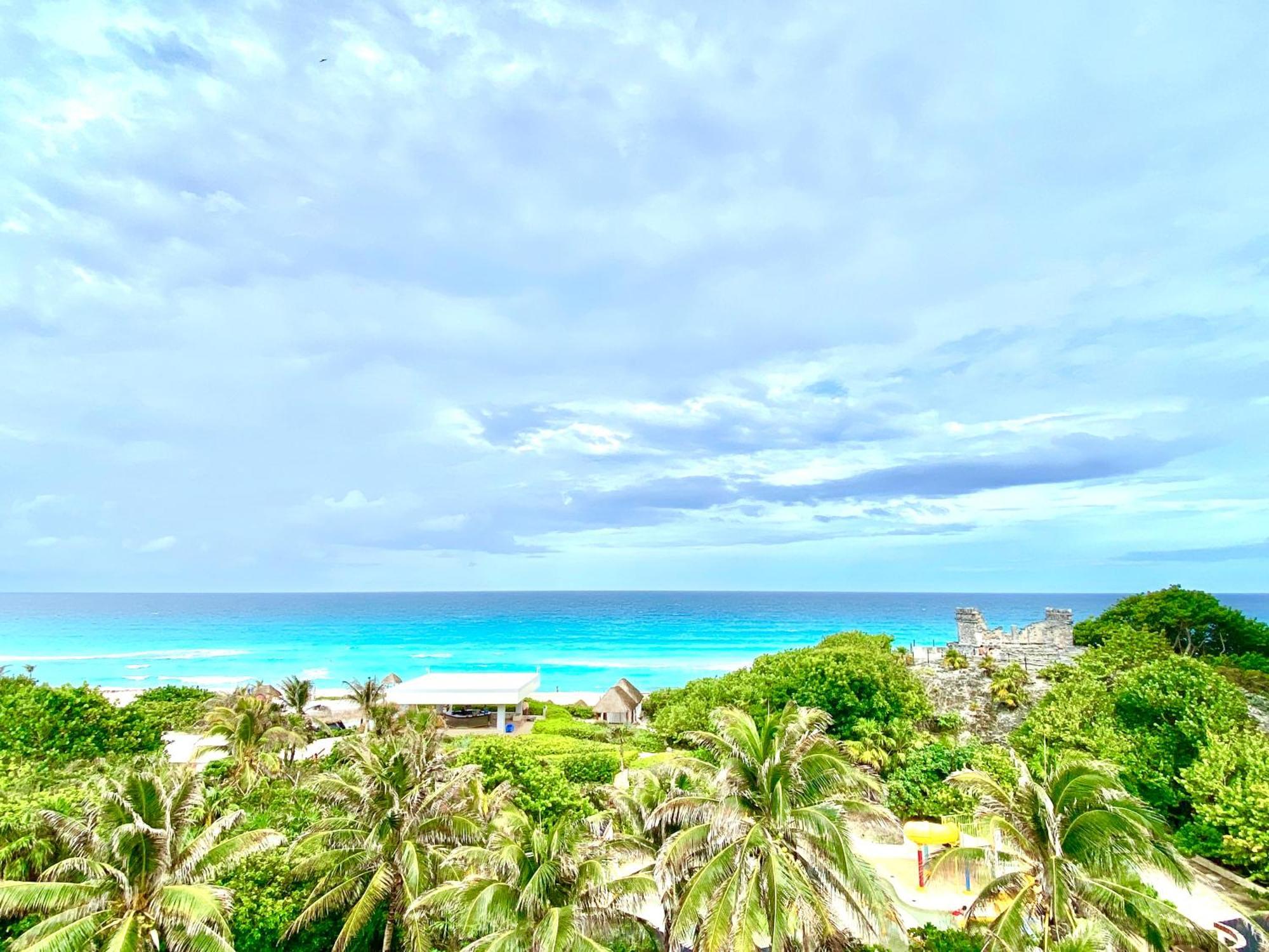 Condo In Ocean Front Resort Cancún Habitación foto