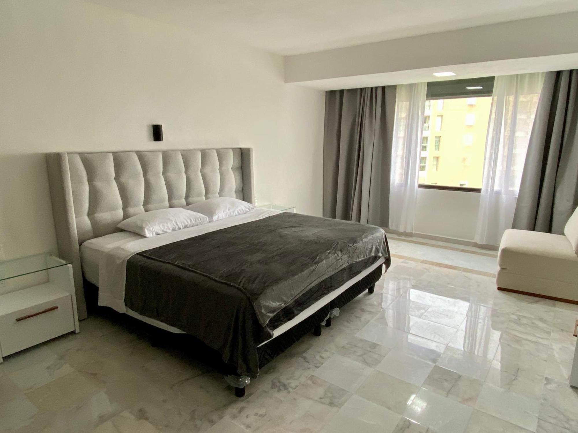 Condo In Ocean Front Resort Cancún Habitación foto