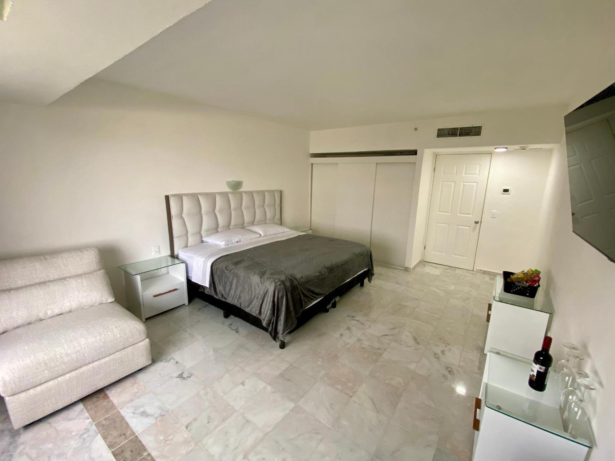 Condo In Ocean Front Resort Cancún Habitación foto