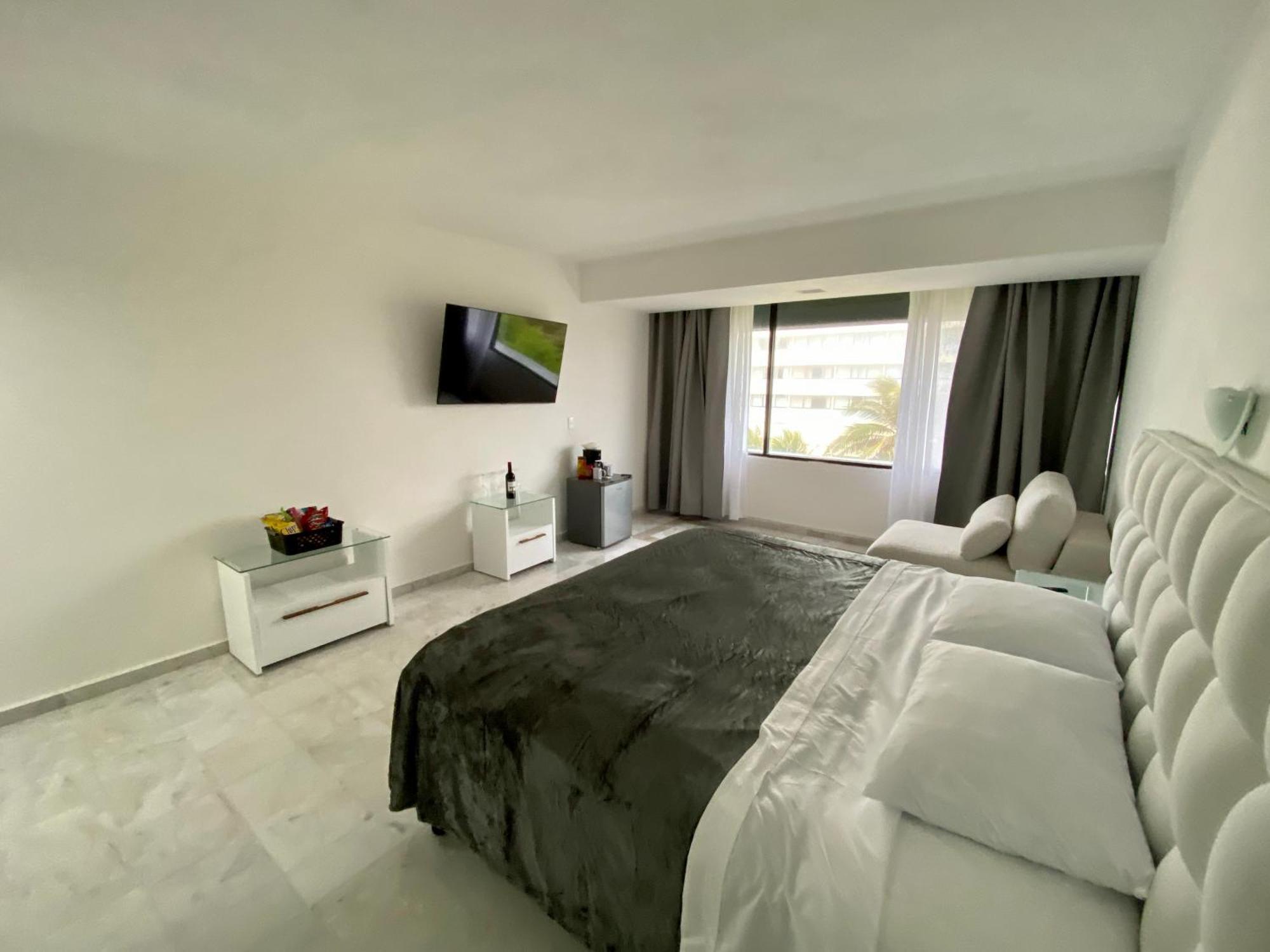 Condo In Ocean Front Resort Cancún Habitación foto