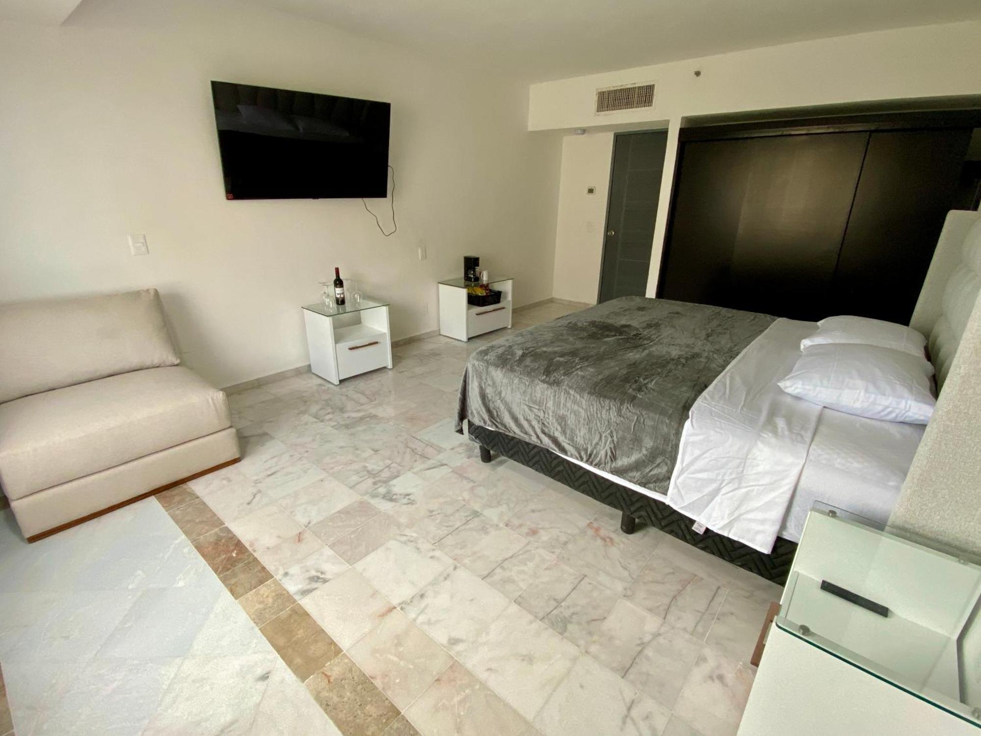 Condo In Ocean Front Resort Cancún Habitación foto